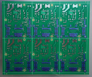 OEM 5G装置のための青いPeelableの接着剤のインピーダンス制御PCBの緑のはんだのマスク