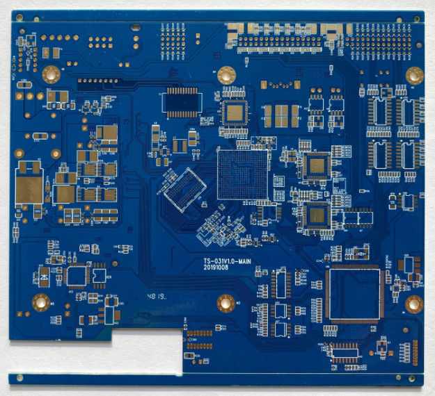 青いはんだのマスクの標準的なインピーダンス制御PCBの大量の速い回転プロトタイピング